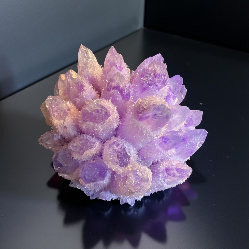 Amethyst Crystal Cluster Home Accent
